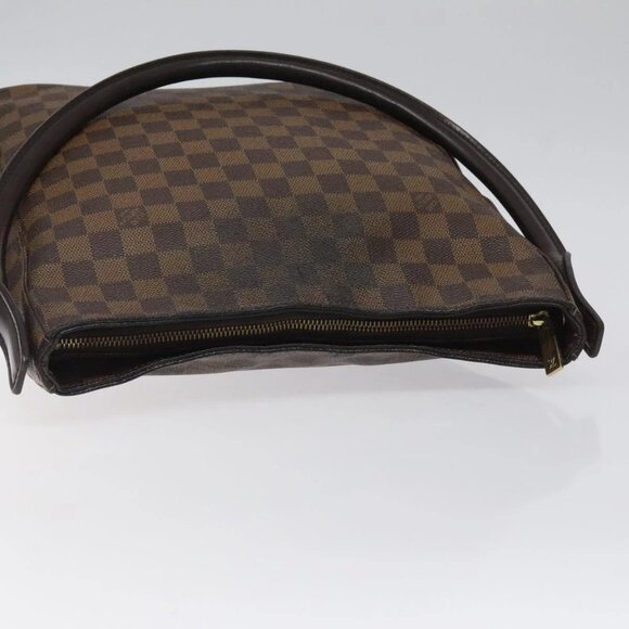 LOUIS VUITTON Damier Ebene Looping GM Shoulder Bag N51144 LV Auth bs24504 - Picture 6 of 16